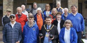 High Peak Mayor with club members